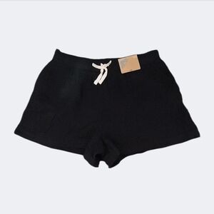 NWT thereabouts Black Gauze Shorts with Drawstring And Side Pockets